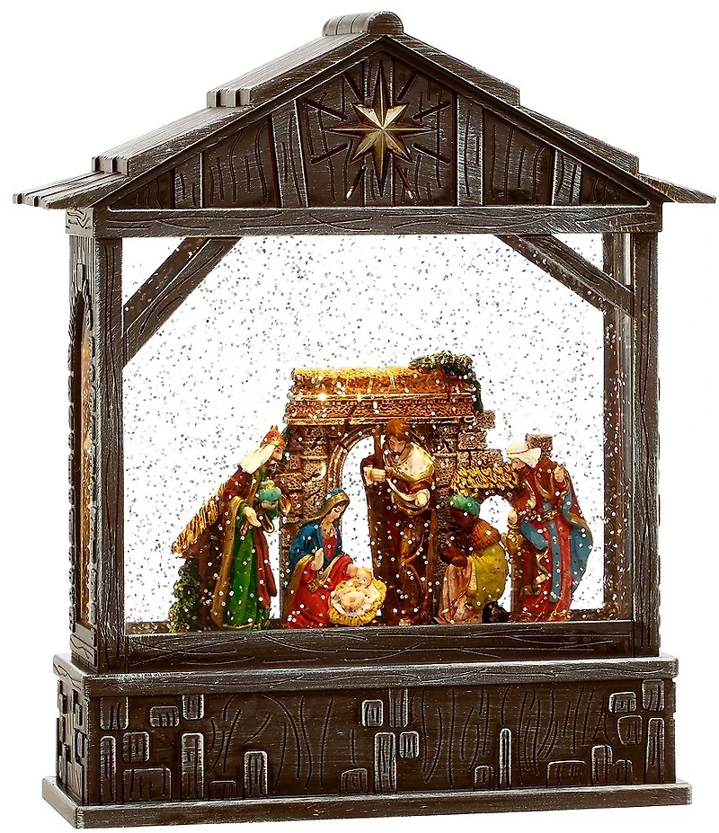Mark Roberts Holy Family Stable Scene LED Figurine