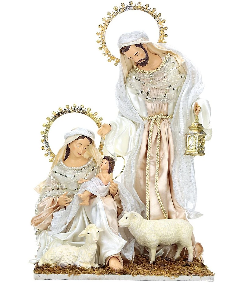 Mark Roberts Holy Family With Lambs