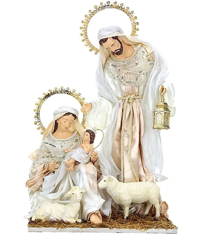 Mark Roberts Holy Family With Lambs