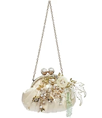 Mark Roberts Ivory Bag, Pleated Ornament