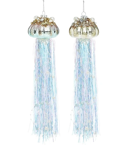 Mark Roberts Jeweled Jelly Fish Ornament, Set of 6