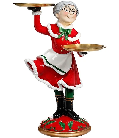 Mark Roberts Joyful Mrs. Claus With Tray Figurine