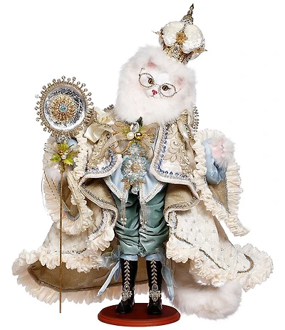Mark Roberts King Of Christmas Cat Figurine