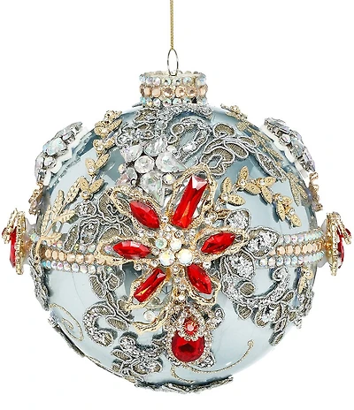Mark Roberts Kings Jewel Ball Ornament, Blue