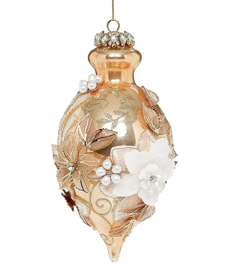 Mark Roberts Kings Jewel Fancy Finial Ornament, Gold