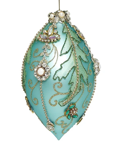 Mark Roberts Kings Jewel Finial Ornament, Turquoise