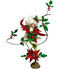 Mark Roberts Lady Of Poinsettia Figurine
