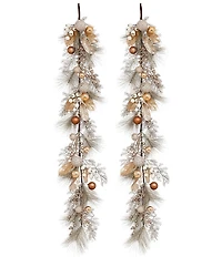Mark Roberts Luxe Holiday Garland 5 Feet Set of 2