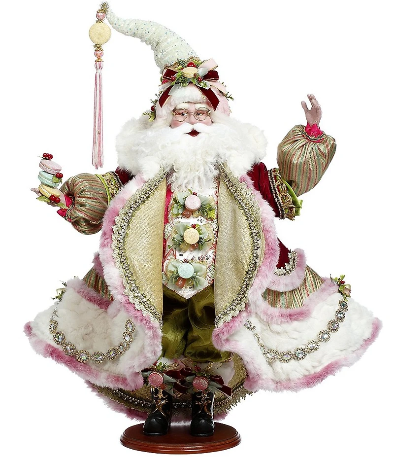 Mark Roberts Macaron Santa Figurine