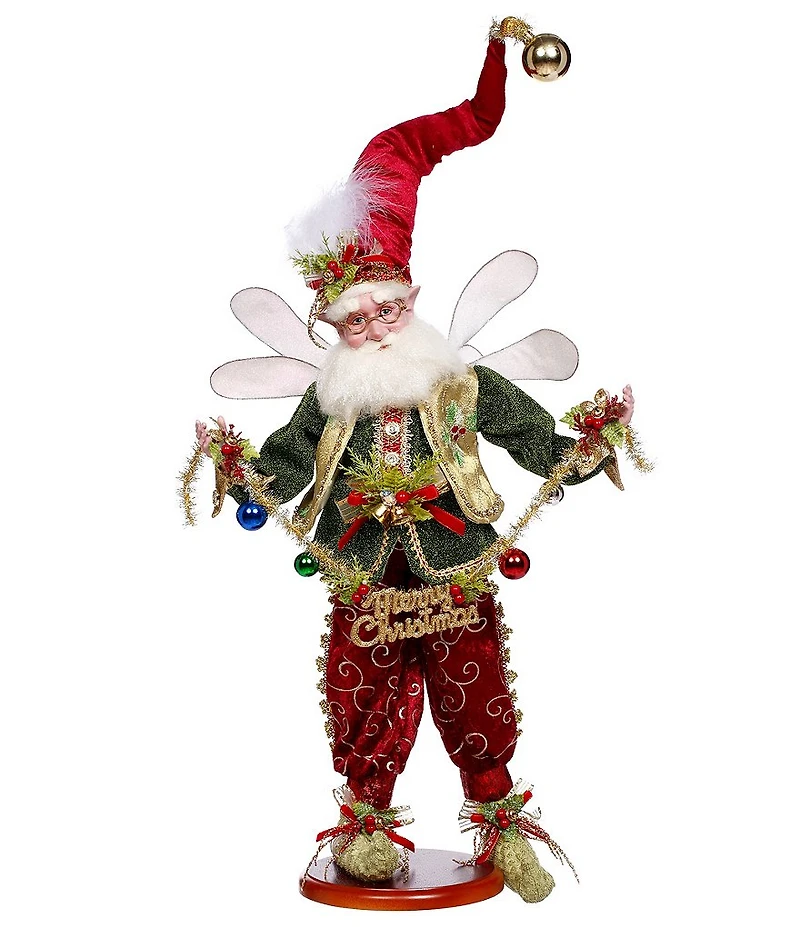 Mark Roberts Merry Christmas Fairy Figurine On Base