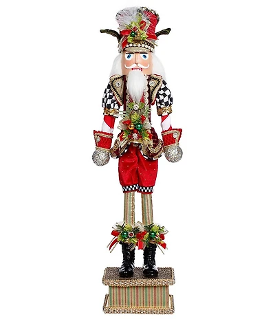 Mark Roberts North Pole Checkered Nutcracker, Small