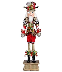 Mark Roberts North Pole Checkered Nutcracker, Small