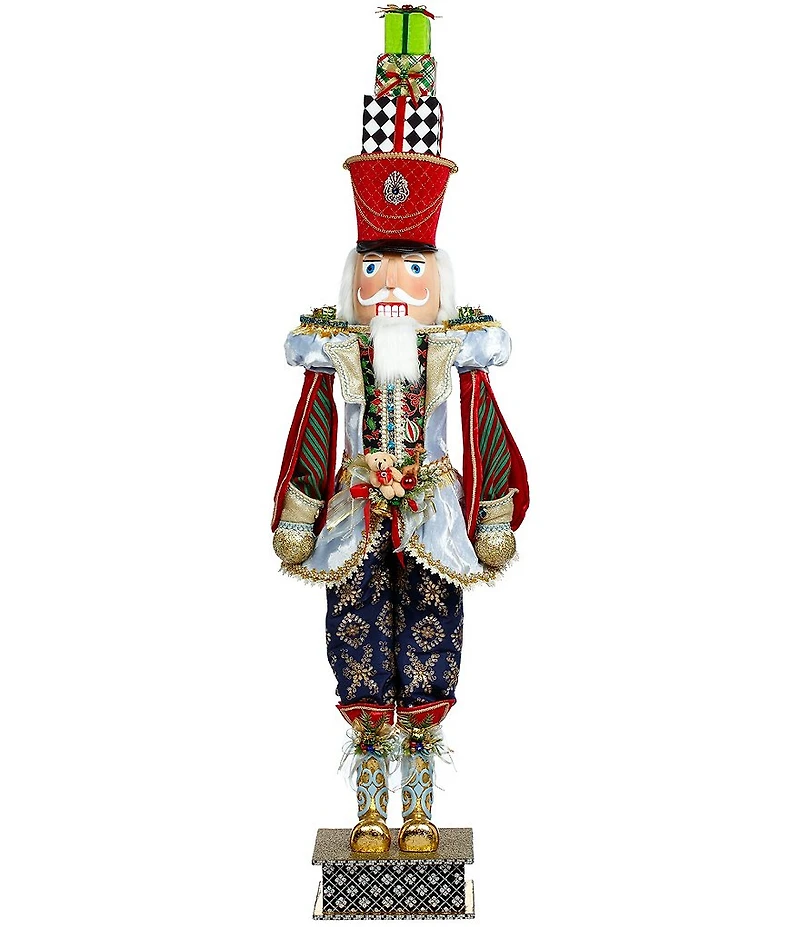 Mark Roberts Nutcracker With Present Large Figurine