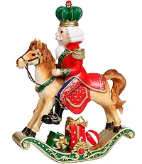 Mark Roberts Nutcracker With Rocking Horse Figurine
