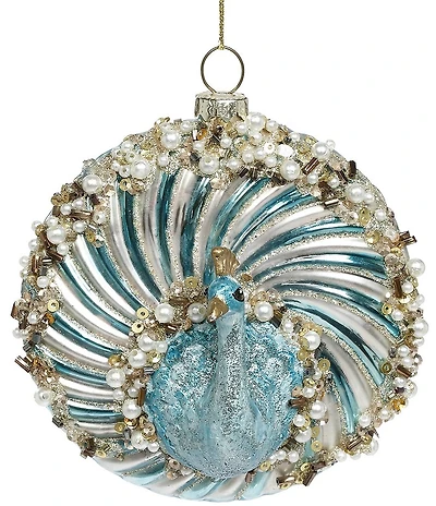 Mark Roberts Peacock Ball Ornament, Set of 6
