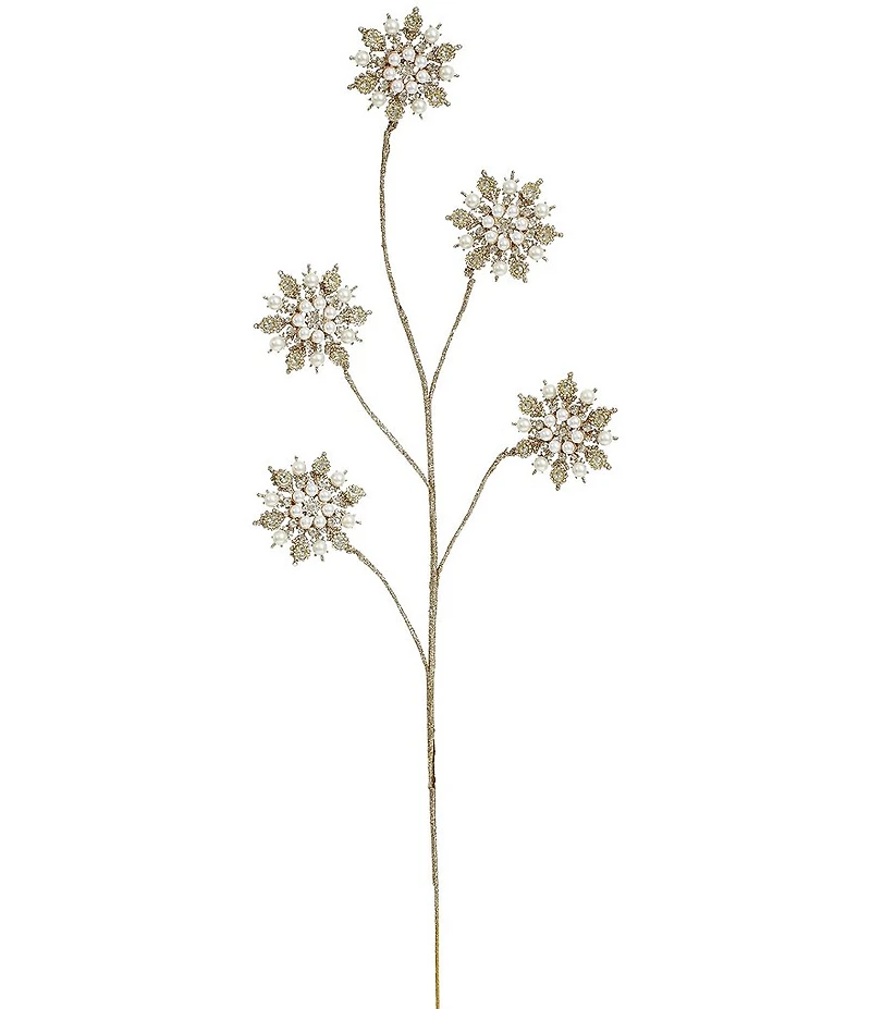 Mark Roberts Pearl Sunflower Spray, Set of 6