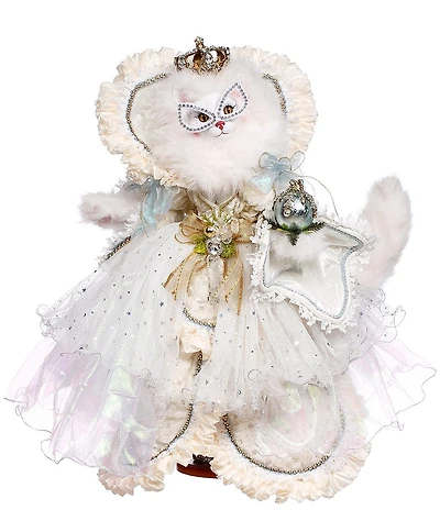 Mark Roberts Queen Of Christmas Cat Figurine