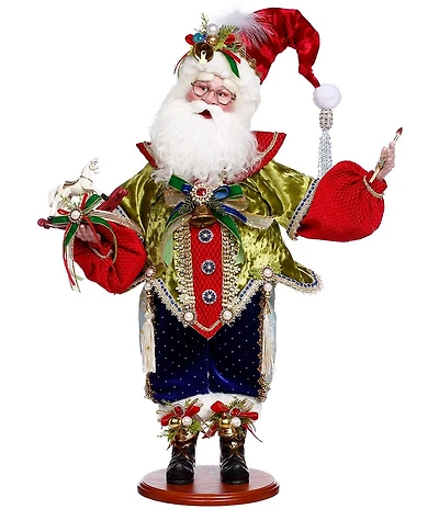 Mark Roberts Rocking Horse Santa Figurine