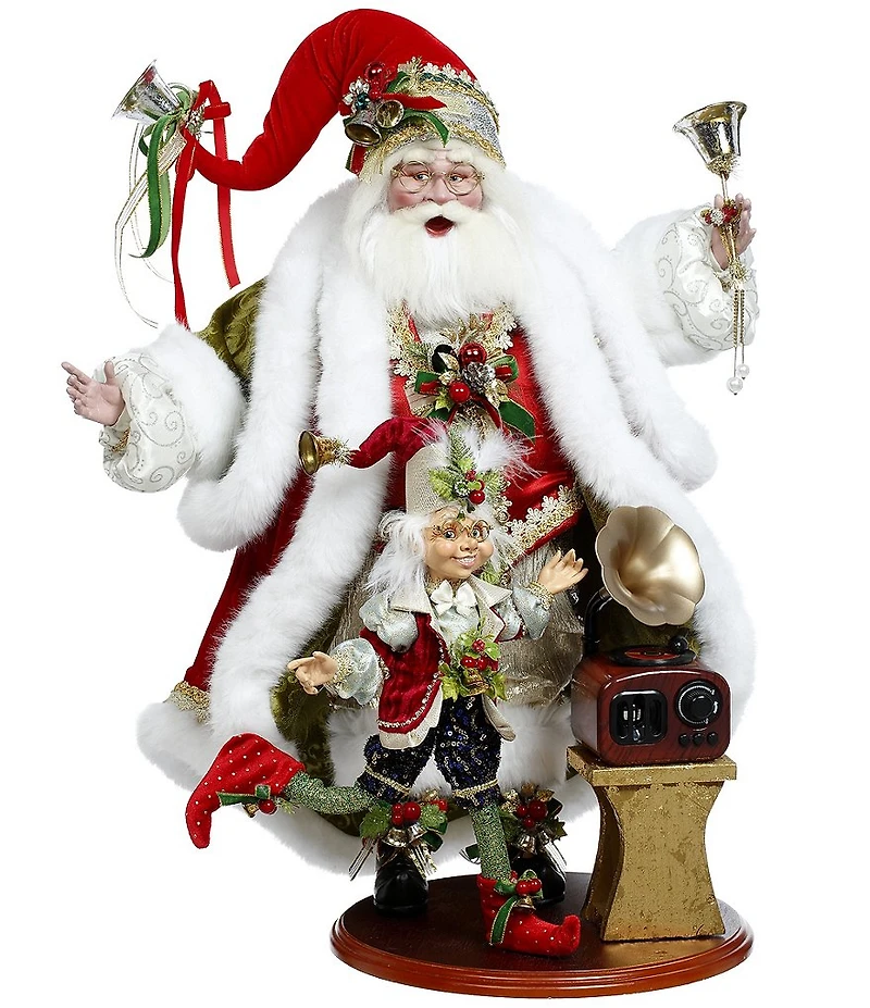 Mark Roberts Santa and Elf Playing Records