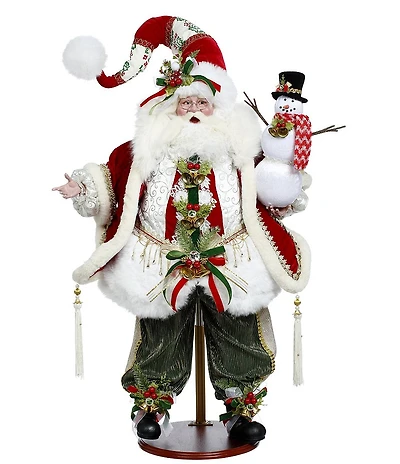 Mark Roberts Santa Building Snowman Figurine