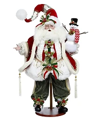 Mark Roberts Santa Building Snowman Figurine