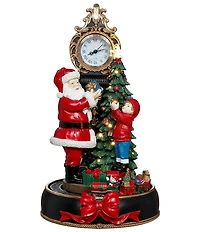 Mark Roberts Santa Clock Tree Scene Figurine