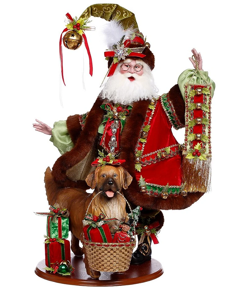 Mark Roberts Santa's Best Friend Figurine