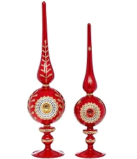 Mark Roberts Scrolled Tree Finial, Set of 2