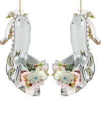 Mark Roberts Silver Shoe Slip-On Ornament, Set of 2