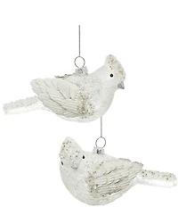 Mark Roberts Snowy Bird Ornament, Set of 6