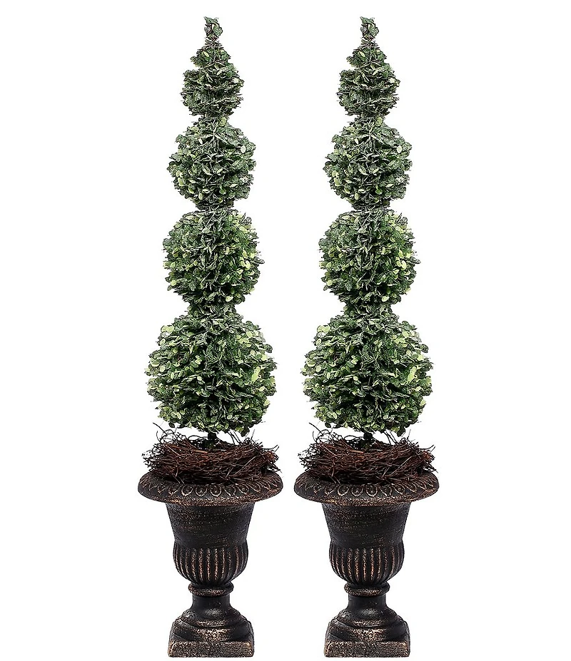 Mark Roberts Triple Pine Topiary, Set of 2
