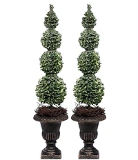 Mark Roberts Triple Pine Topiary, Set of 2
