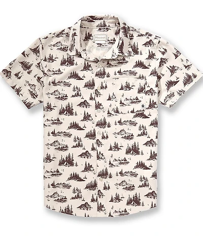 Marmot AirExchange Camp Print Short Sleeve Woven Shirt