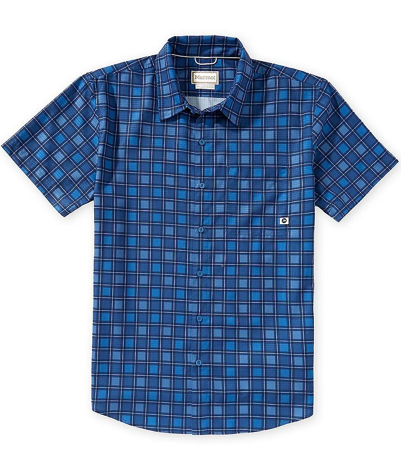 Marmot AirExchange Plaid Short Sleeve Woven Shirt