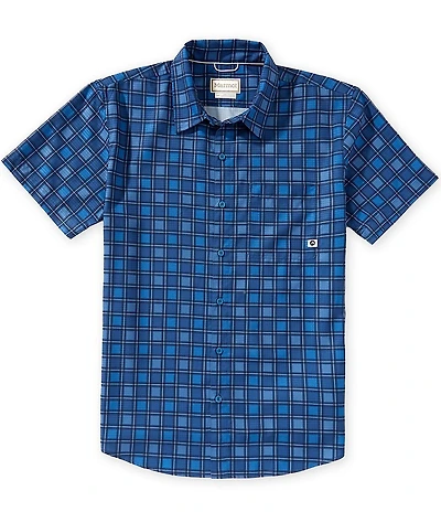 Marmot AirExchange Plaid Short Sleeve Woven Shirt