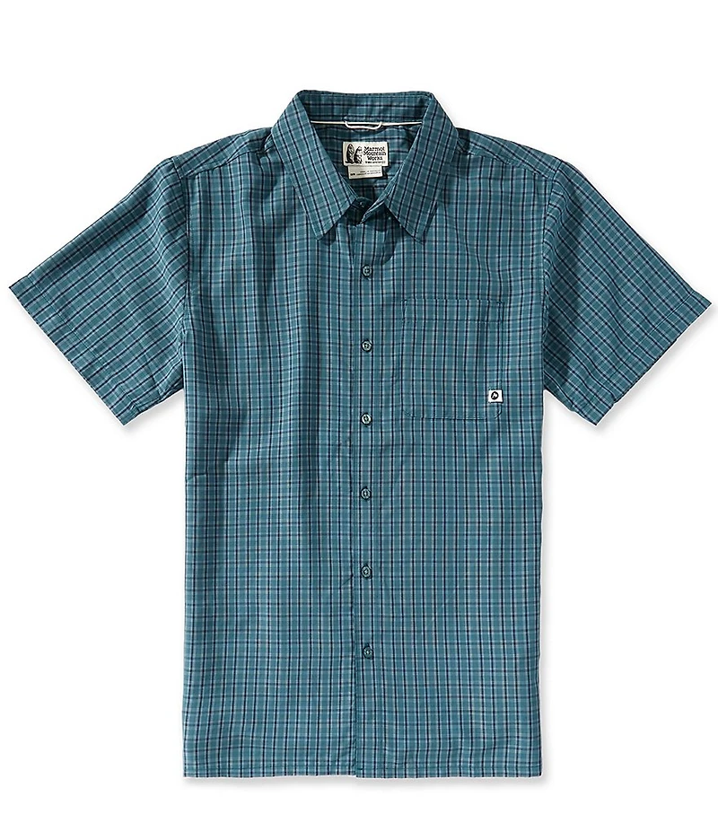 Marmot Eldridge Mini Plaid Short Sleeve Woven Shirt