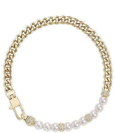 Melinda Maria Julian Loves Pearls Line Bracelet