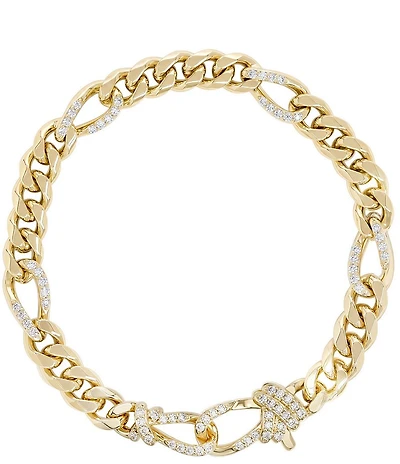 Melinda Maria Knot Figaro Chain Bracelet