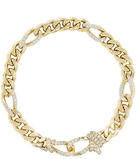Melinda Maria Knot Figaro Chain Bracelet