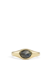 Melinda Maria She's A Boss Signet Cocktail Ring