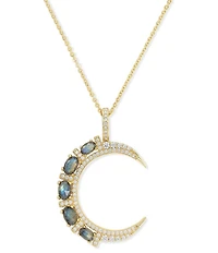 Melinda Maria She's an Icon Moon Pendant Necklace