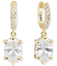 Melinda Maria She's On Point Huggie Hoop Drop Earrings