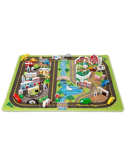 Melissa & Doug Deluxe Road Rug Play Set