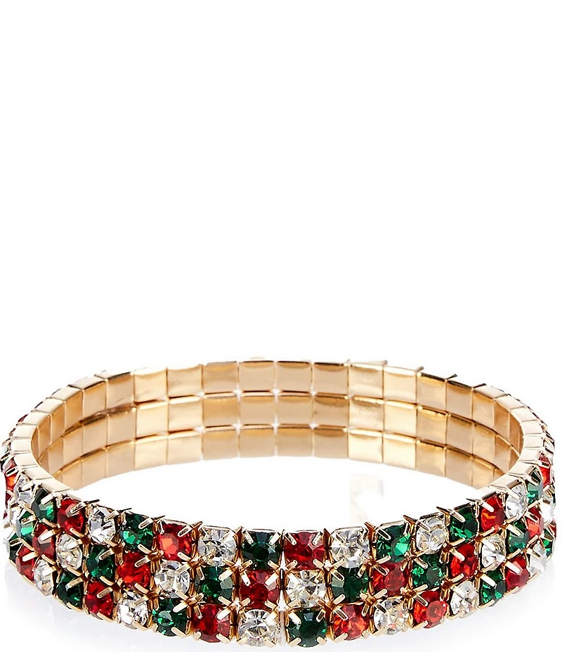 Merry & Bright Christmas Stretch Bracelet