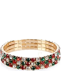 Merry & Bright Christmas Stretch Bracelet