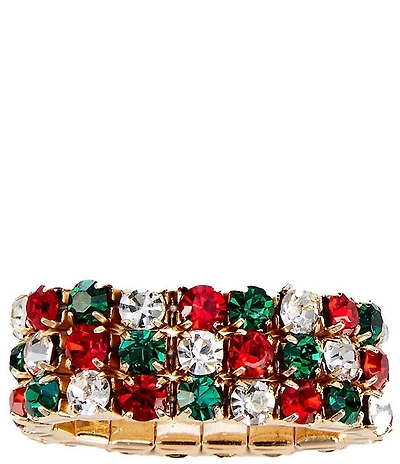 Merry & Bright Christmas Stretch Ring