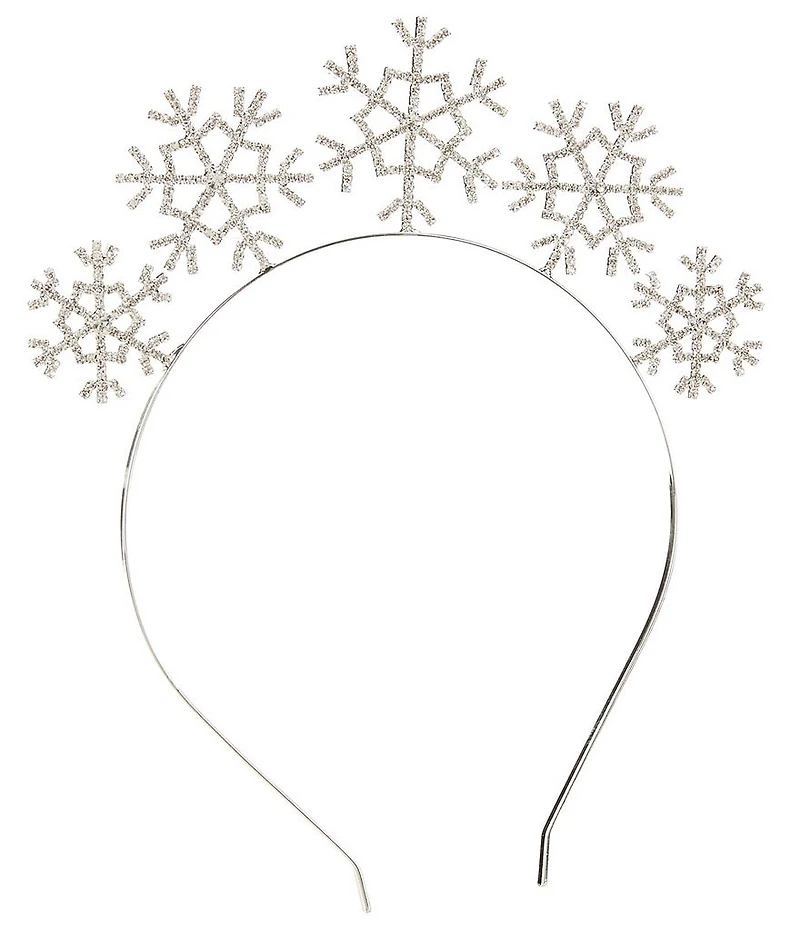 Merry & Bright Crystal Snowflakes Headband
