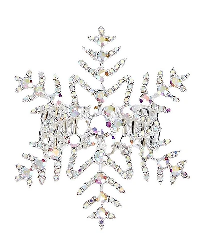 Merry & Bright Holiday XL Snowflake Stretch Ring