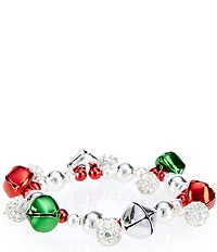 Merry & Bright Jingle Bells Christmas Shaky Stretch Bracelet
