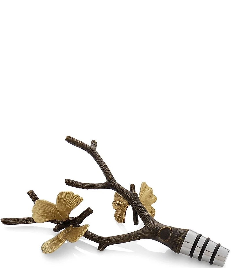 Michael Aram Butterfly Ginkgo Collection Wine Stopper